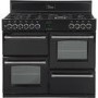 Belling Classic 1100DFT Blk Range Cooker And 110 Chim BK Chimney Hood