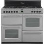 Belling Classic 1100DFT Sil Range Cooker And 110 Chim BK Chimney Hood