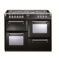 Stoves Richmond 1000GT Blk Range Cooker And S1000DCP BK Chimney Hood
