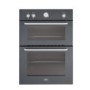 Belling SCBI90FP Sebastian Conran Antracite Electric Built-in Fanned Double Oven