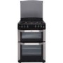 GRADE A1 - Belling FSG 55 TCF Stainless Steel 55cm Wide Double Cavity Fanned Gas Cooker