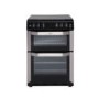 GRADE A1 - Belling FSG 55 TCF Stainless Steel 55cm Wide Double Cavity Fanned Gas Cooker