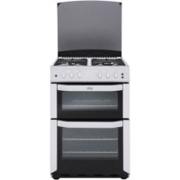 Belling FSG 55 TCF White 55cm Wide Double Cavity Fanned Gas Cooker
