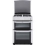 Belling FSG 55 TCF White 55cm Wide Double Cavity Fanned Gas Cooker