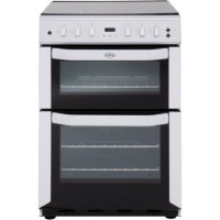 Belling FSG60DOF 60cm Fanned Gas Double Oven Cooker With Programmable Timer White