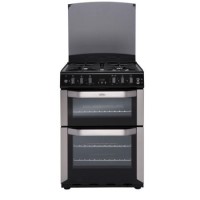 Belling FSG 60 DOF LPG 60cm Wide Double Oven Fanned LPG Gas Cooker - Stainless Steel
