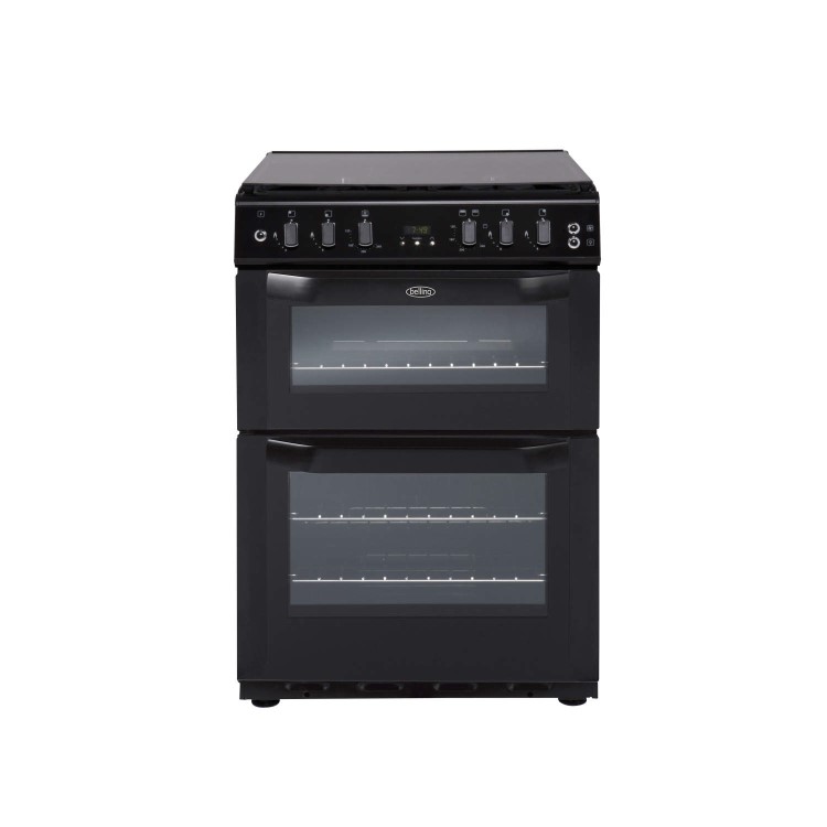 Belling FSG 60 DOF LPG 60cm Wide Double Oven Fanned LPG Gas Cooker - Black
