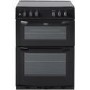 Belling FSDF60DOW Double Oven 60cm Dual Fuel Cooker - Black