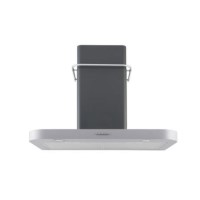 Belling SCCHIM60 Sebastian Conran Aluminium-look 60cm Chimney Cooker Hood With Rail