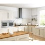 Belling SCCHIM60 Sebastian Conran Aluminium-look 60cm Chimney Cooker Hood With Rail