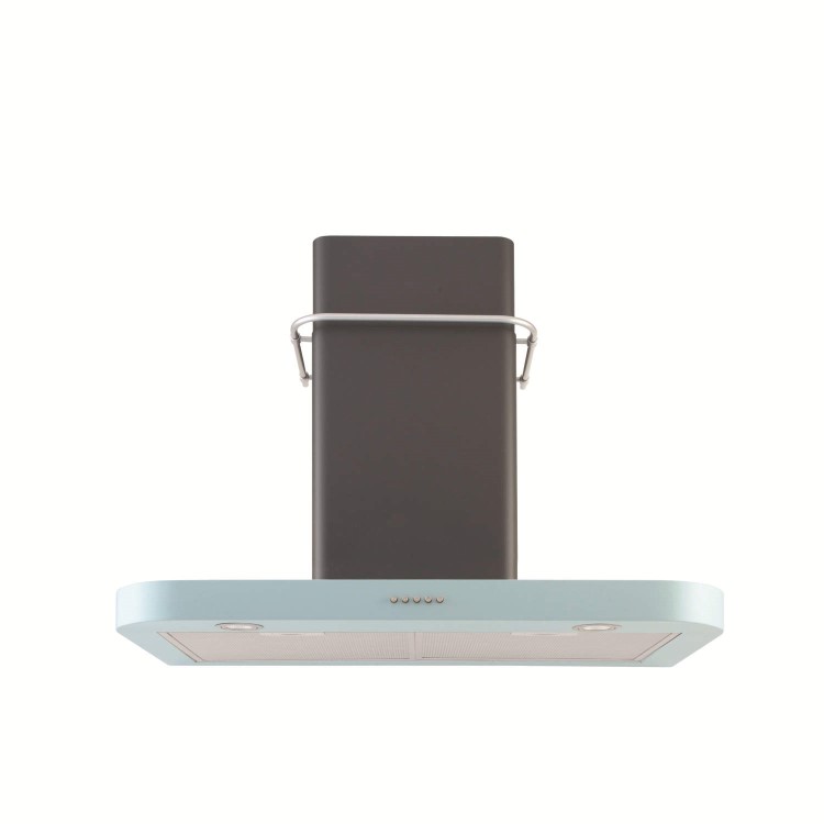 Belling SCCHIM60 Sebastian Conran Duck Egg Blue 60cm Chimney Cooker Hood With Rail