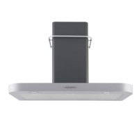 Belling SCCHIM90 Sebastian Conran Aluminium-look 90cm Chimney Cooker Hood With Rail