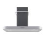 Belling SCCHIM90 Sebastian Conran Aluminium-look 90cm Chimney Cooker Hood With Rail