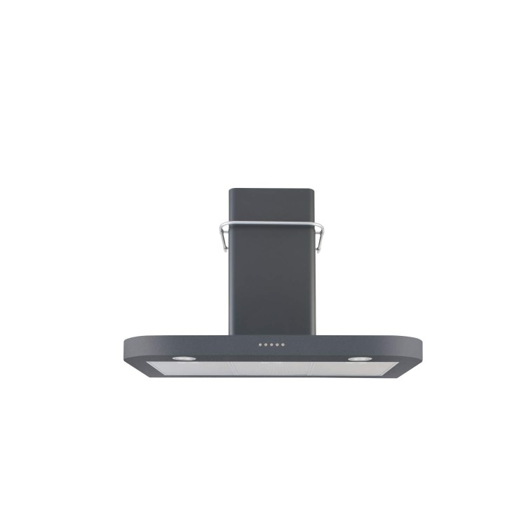 Belling SCCHIM90 Sebastian Conran Anthracite 90cm Chimney Cooker Hood With Rail