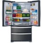 Stoves FD90 Black Four-door Fridge Freezer