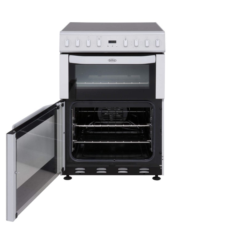 Belling FSE 60MFi 60cm Wide Multifunction Double Oven Electric Cooker With Induction Hob White