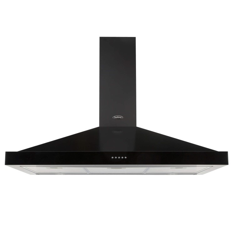Belling CLASSIC 100CHIM 100cm Wide Chimney Hood - Black