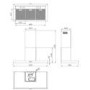 Belling 100 DB FLAT 100cm Wide Chimney Cooker Hood White