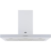 Belling 100 DB FLAT 100cm Wide Chimney Cooker Hood White
