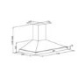 GRADE A1 - Belling CLASSIC 110CHIM 110cm Wide Chimney Cooker Hood Cream