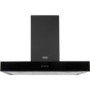 Stoves S900 Sterling Flat 90cm Wide Chimney Cooker Hood Black