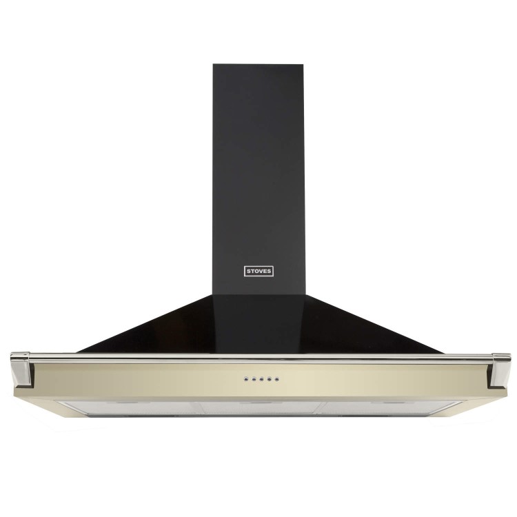 Refurbished Stoves S1000 Richmond 100cm Chimney Cooker Hood Cream