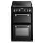 Refurbished Stoves Richmond 550DFW 55cm Mini Range Dual Fuel Cooker Black