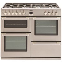 Belling DB4 100DFT PROFESSIONAL 100cm Wide Dual Fuel Range Cooker - Stainless Steel
