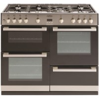 Belling DB4 100GT 100cm Wide Gas Range Cooker - Stainless Steel