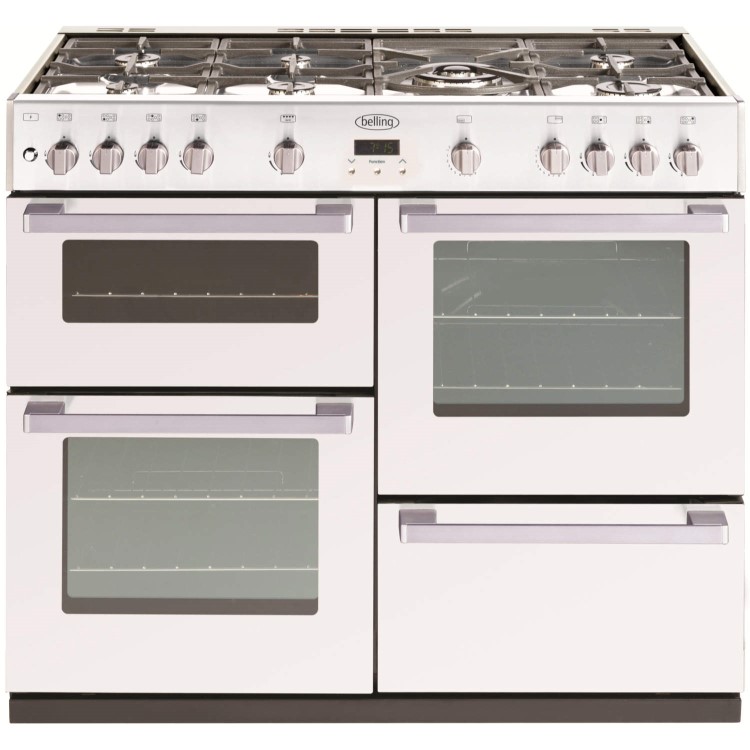 Belling DB4 100GT 100cm Wide Gas Range Cooker - White