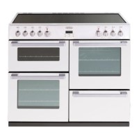 Belling DB4 100E 100cm Wide Electric Range Cooker With Ceramic Hob - White
