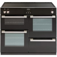 Belling DB4 100Ei 100cm Wide Electric Range Cooker With Induction Hob Black