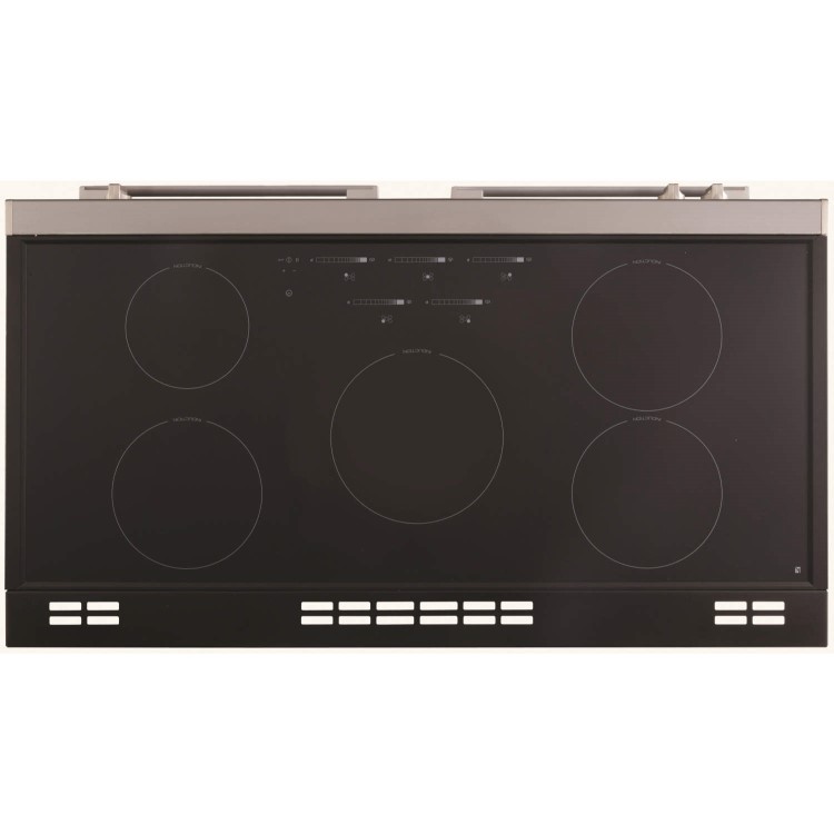 Belling DB4 100Ei PROFESSIONAL 100cm Wide Electric Range Cooker With Induction Hob - Stainless Steel