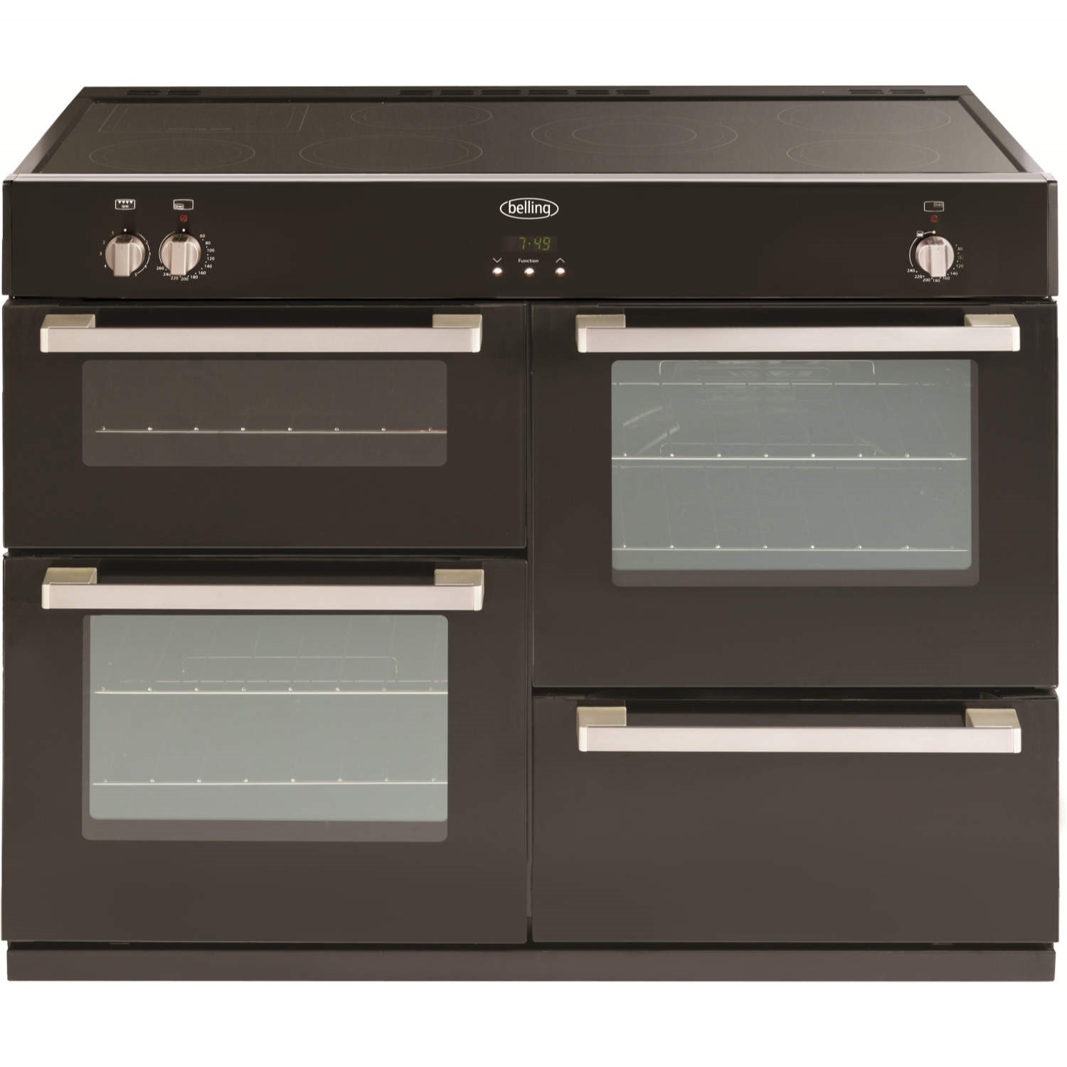 Belling DB4 110Ei 110cm Wide Electric Range Cooker With Induction Hob