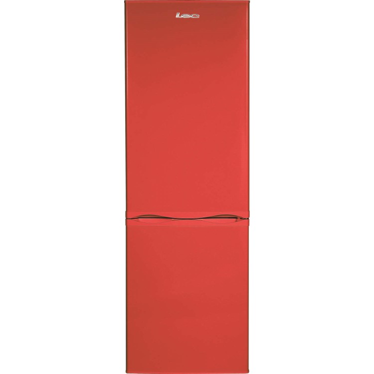 LEC TF60183 183x60cm 295L Frost Free Freestanding Fridge Freezer Red