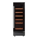 444443282 Stoves 18 Bottle Single Zone Freestanding Wine Cooler - Black