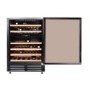Stoves 46 Bottle Capacity Single Zone 60cm Freestanding Wine Cooler - Black