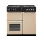 GRADE A1 - Belling Country Range 90cm Dual Fuel Range Cooker Cream
