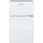 GRADE A2 - LEC T50084 50cm Under Counter Top Mount Freestanding Fridge Freezer White