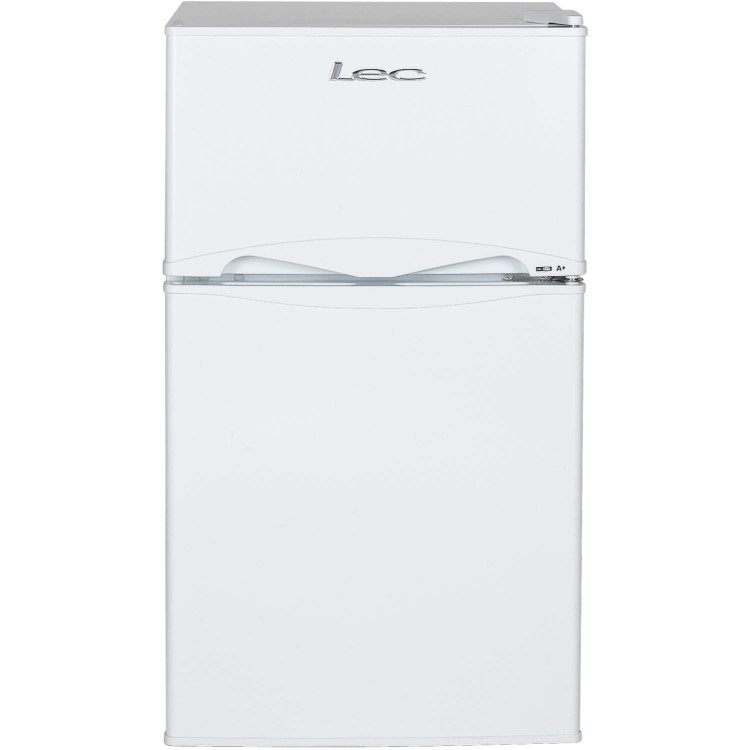 GRADE A2 - LEC T50084 50cm Under Counter Top Mount Freestanding Fridge Freezer White