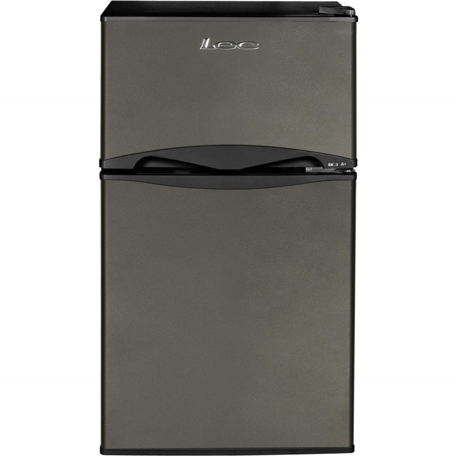 LEC T50084 50cm Under Counter Top Mount Freestanding Fridge Freezer