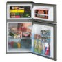 LEC T50084 50cm Under Counter Top Mount Freestanding Fridge Freezer Black