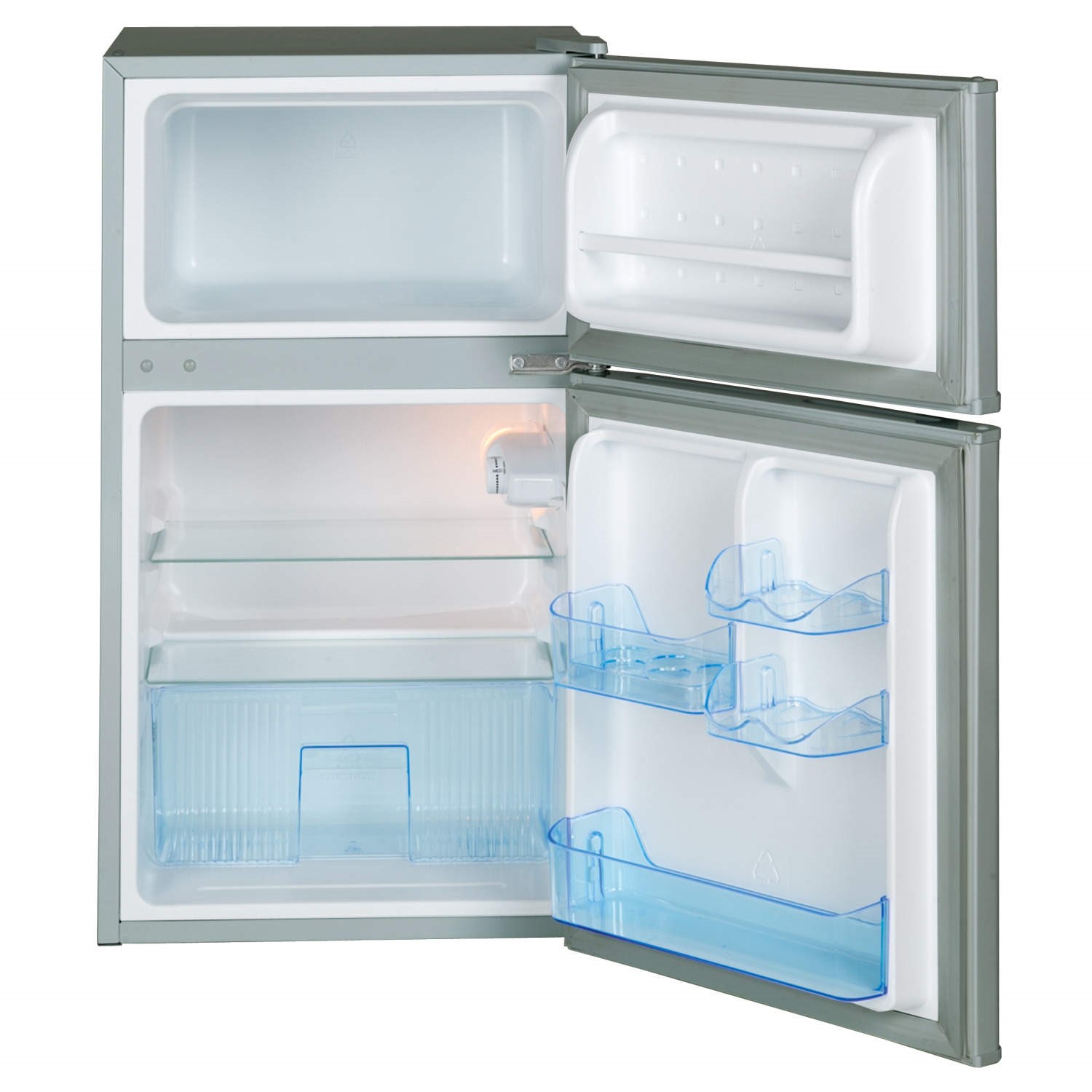 LEC T50084 50cm Under Counter Top Mount Freestanding Fridge Freezer