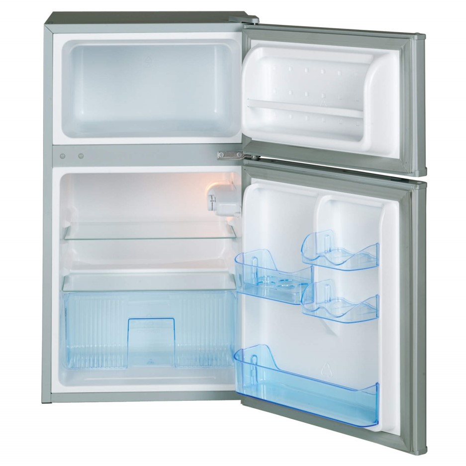LEC T50084 50cm Under Counter Top Mount Freestanding Fridge Freezer