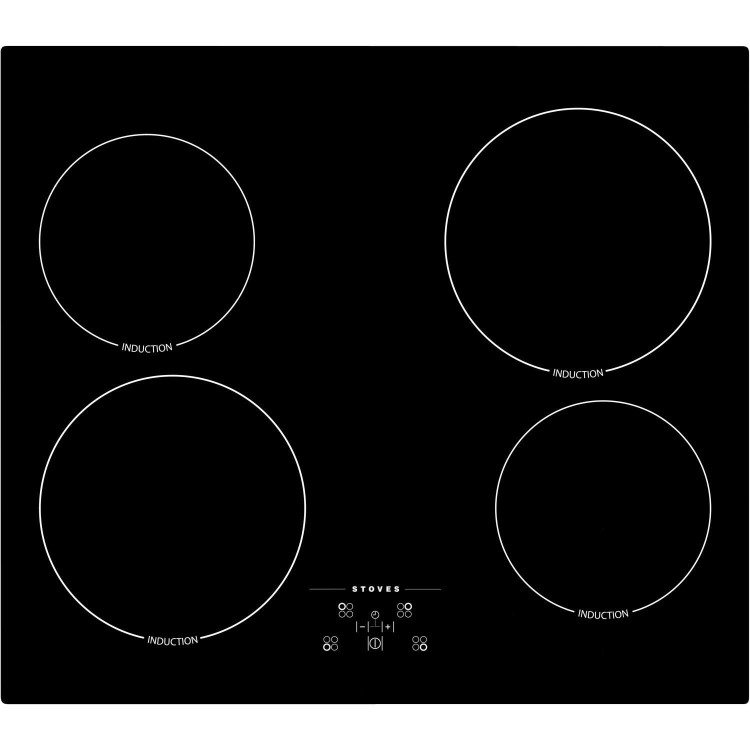 Stoves SIH600TC Black 60cm Four Zone Induction Hob