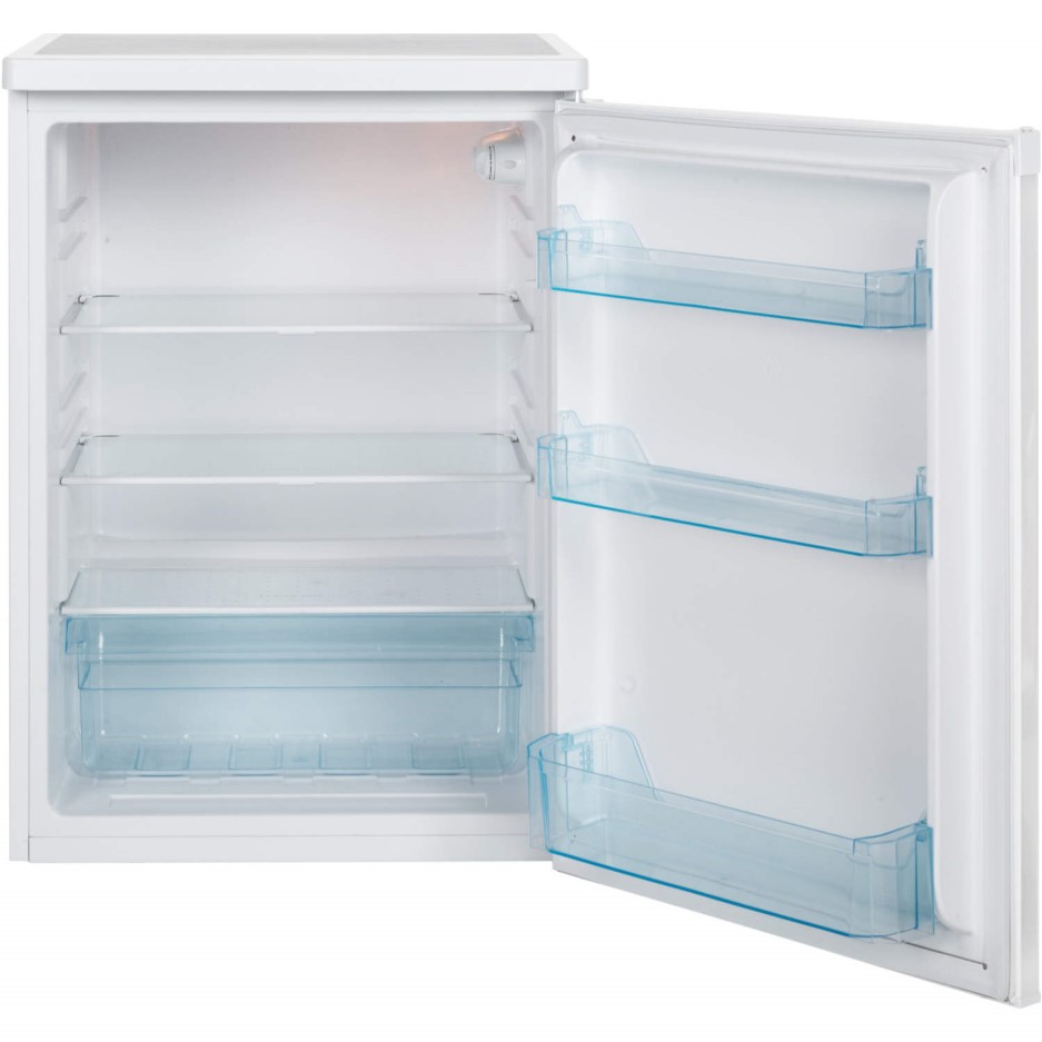 LEC L6014 60cm Wide Freestanding Under Counter Larder Fridge White