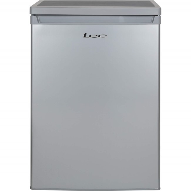 LEC R6014 Freestanding Under Counter Fridge With Icebox Silver