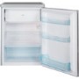 LEC R6014 Freestanding Under Counter Fridge With Icebox Silver