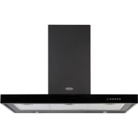 Belling 90 DB Flat MK2 90cm Chimney Cooker Hood Black