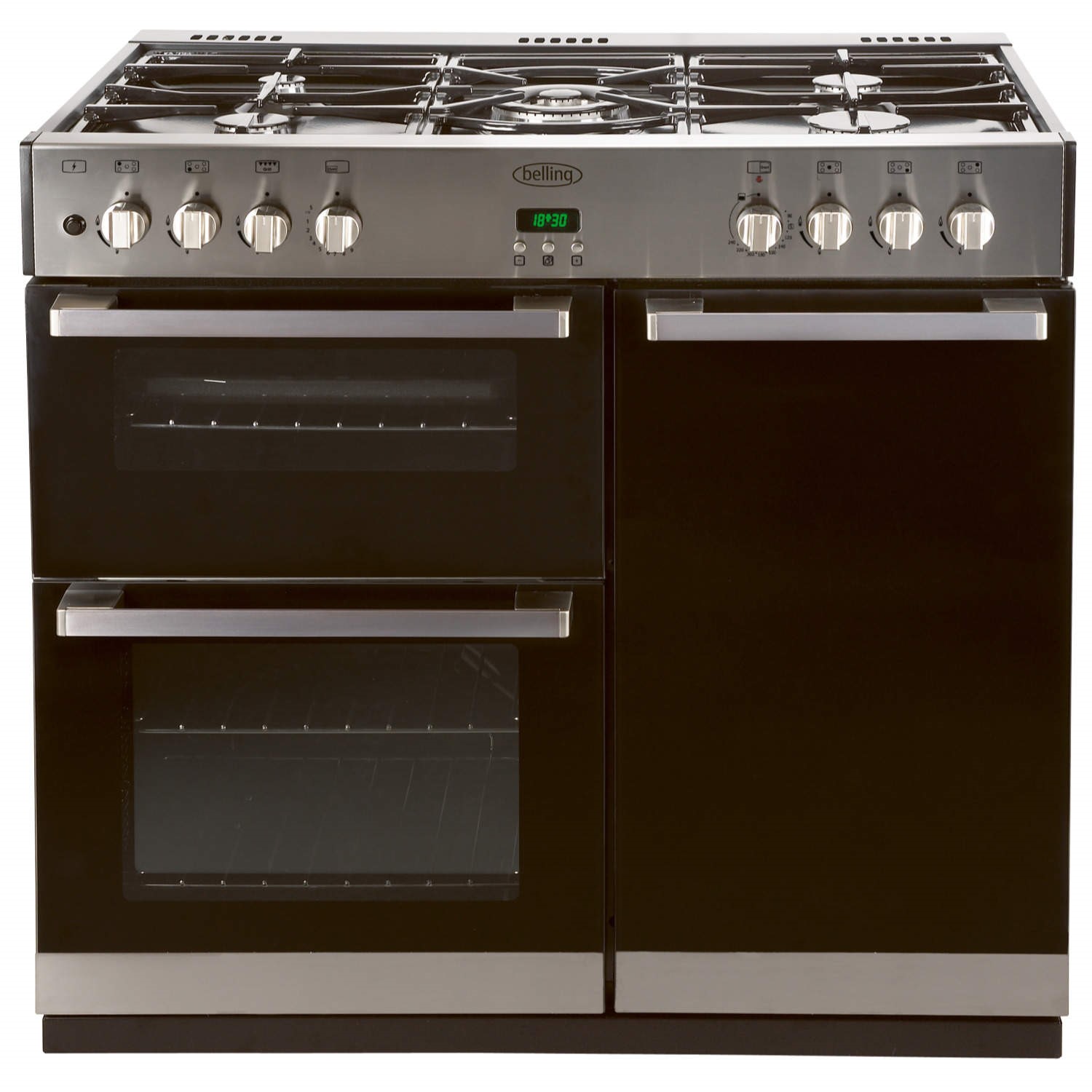 Belling DB4 90GT 90cm Gas Range Cooker Stainless Steel 444443490
